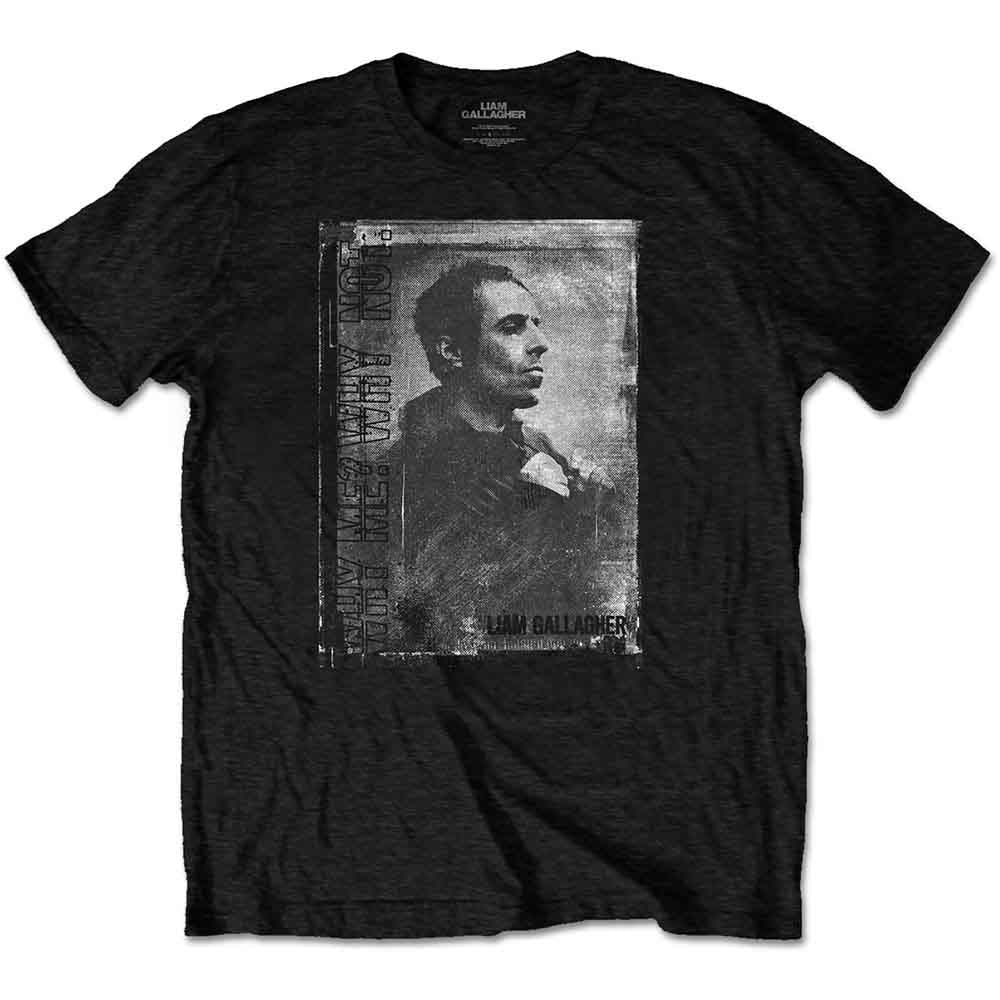 Image of Liam Gallagher Unisex T-shirt , MONOCHROME Rock Off